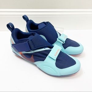 Nike Men's SuperRep Indoor Cycling Shoes Blue Void Copa Orange Sz 6.5 CW2191-484